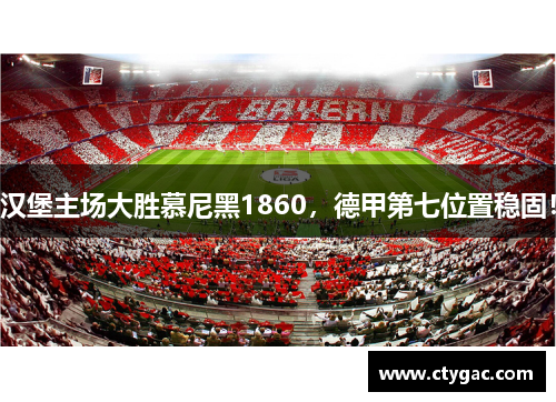 汉堡主场大胜慕尼黑1860，德甲第七位置稳固！